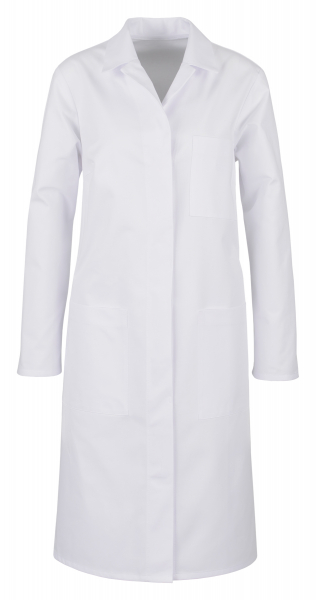 BEB-Jobwear, Damen-Arbeits-Mantel, Berufsmantel, Kittel, BW, weiß