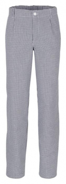 BEB-Jobwear, Herren-Kochhose, 230 g/m², schwarz/weiss-pepita