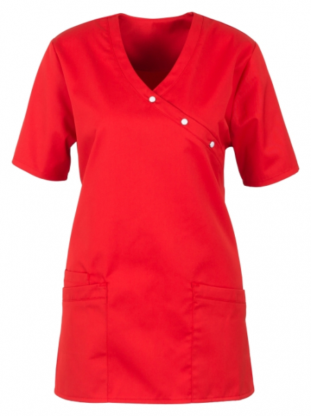 BEB-Jobwear, Damen-Schlupfkasack, Arbeits-Berufs-Kasack, 180 g/m², rot