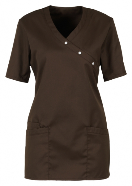 BEB-Jobwear, Damen-Schlupfkasack, Arbeits-Berufs-Kasack, 180 g/m², chocolate brown