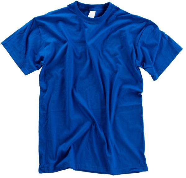 BEB-Jobwear, T-Shirt, Arbeits-Berufs-Freizeit-Shirt, 160-165 g, Classic, kornblau