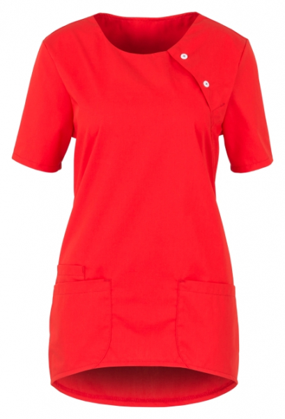 BEB-Jobwear, Damenkasack, Arbeits-Berufs-Kasack, Stretchgewebe, 150 g/m², rot