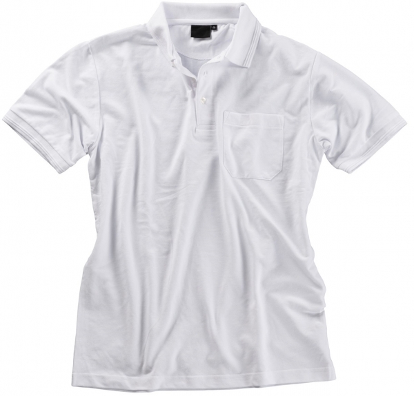 BEB-Jobwear, Poloshirt, Arbeits-Berufs-Freizeit-Shirt, Damen & Herren, 210-220 g/m², Premium, weiß