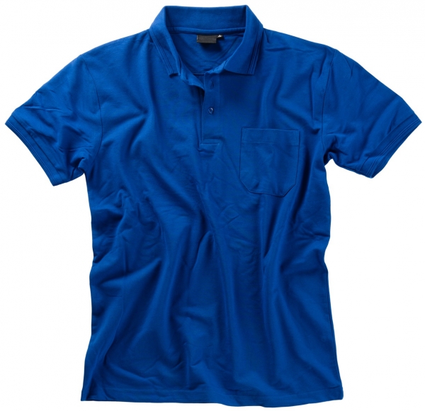 BEB-Jobwear, Poloshirt, Arbeits-Berufs-Freizeit-Shirt, Damen & Herren, 210-220 g/m², Premium, kornblau