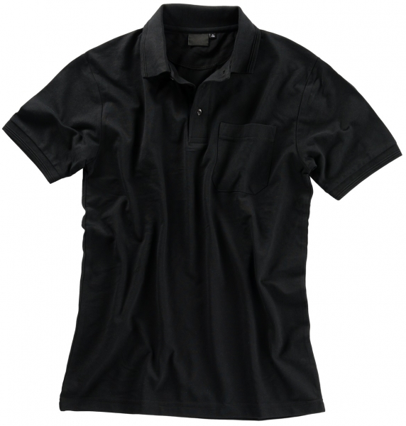 BEB-Jobwear, Poloshirt, Berufs-Freizeit-Shirts, Damen & Herren, 210-220 g/m², Premium, schwarz