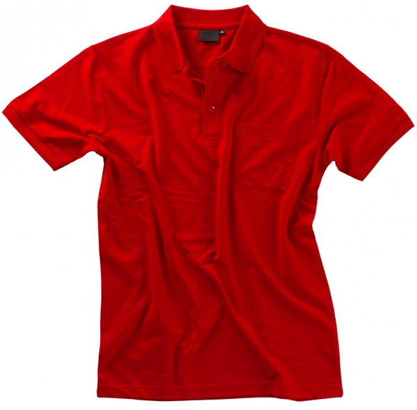 BEB-Jobwear, Poloshirt, Arbeits-Berufs-Freizeit-Shirt, Damen & Herren, 210-220 g/m², Premium, rot