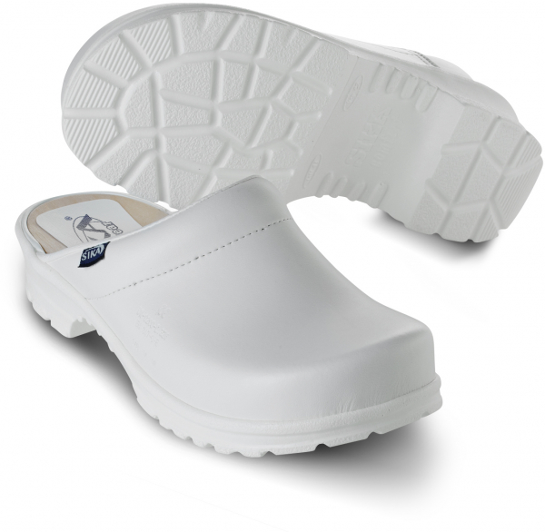 SIKA-Withe-Line, OB Arbeits-Berufs-Clogs, COMFORT, offene Ferse, weiss