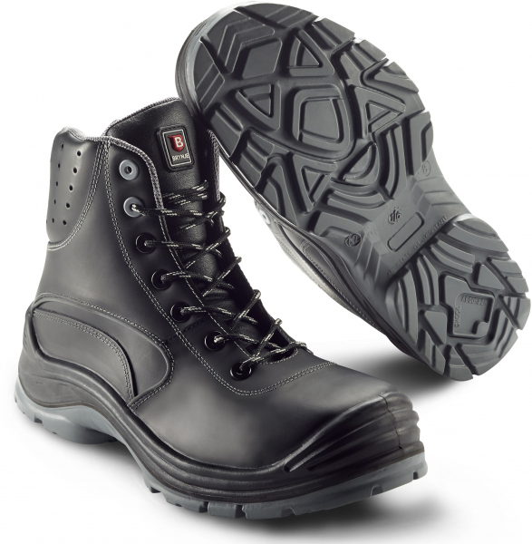 SIKA-Footwear, S3 Arbeits-Berufs-Sicherheits-Schuhe, Force Ankle Boot, schwarz