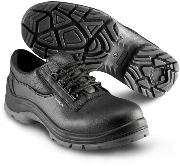 SIKA-Footwear, Arbeits-Berufs-Sicherheits-Schuhe, Halbschuhe, Beat Low, S2, SRC, schwarz