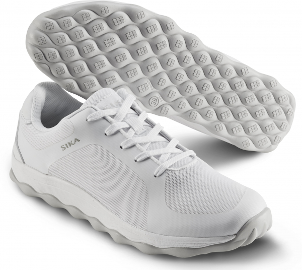 SIKA-Withe-Line, O1 Arbeits-Berufs-Schnür-Schuhe, Move, weiß