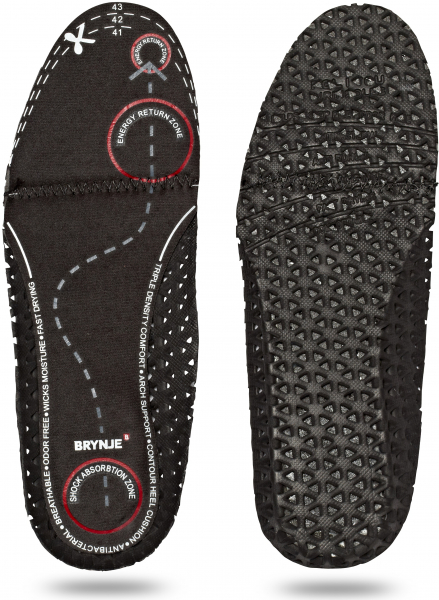 SIKA-White-Line, Schuhzubehör, Einlegesohle, Brynje Sorbotan, schwarz