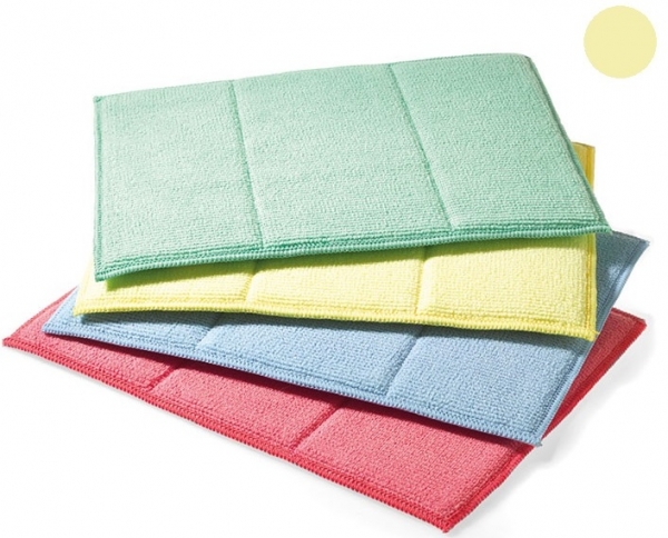 MEGA-CLEAN-Hygiene, Mikrofasertuch, Schwammtuch, gelb