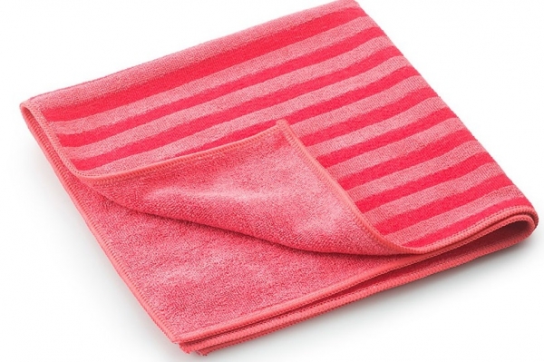 MEGA-CLEAN-Hygiene, Mikrofasertuch, Borstentuch, rosa