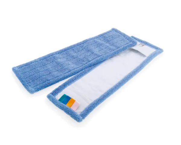MEGA-CLEAN-Hygiene, Mikrofasermop, Blauer Sprinter, 40 cm