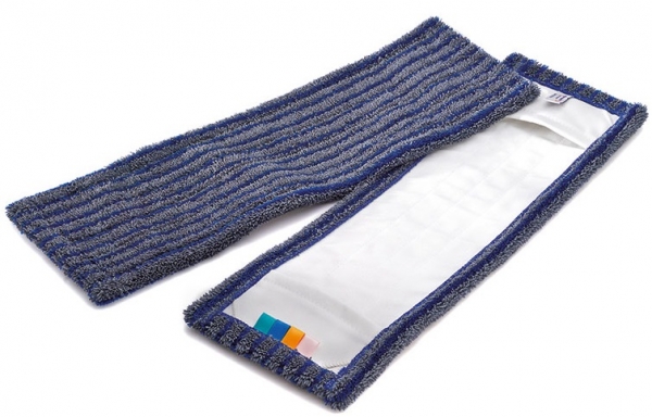 MEGA-CLEAN-Hygiene, Mikrofasermop, Borstenmop, 40 cm