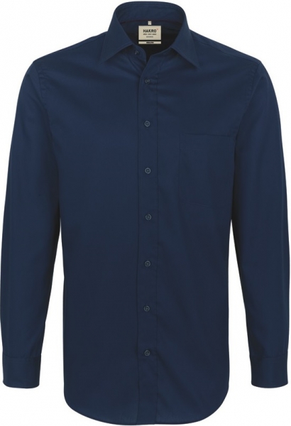 HAKRO-Jobwear, Arbeits-Berufs-Hemd 1/1 Arm Business, marine