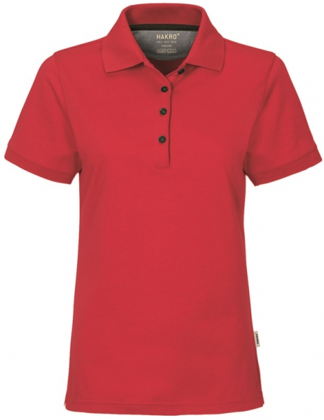 HAKRO-Jobwear, Damen-Poloshirt, Arbeitsshirt, Cotton-Tec, rot