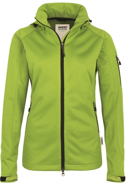 HAKRO-Jobwear, Damen-Softshell-Jacke, Softshell-Arbeits-Berufs-Jacke, Alberta, kiwi