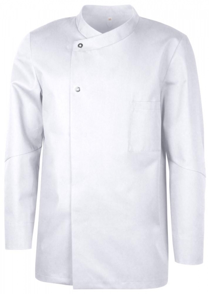 Teamdress-Jobwear-Service, Herren-Kochjacke mit Brusttasche, weiß