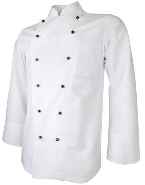 Teamdress-Jobwear-Service, Kochjacke, Maitre mit Brusttasche, weiß