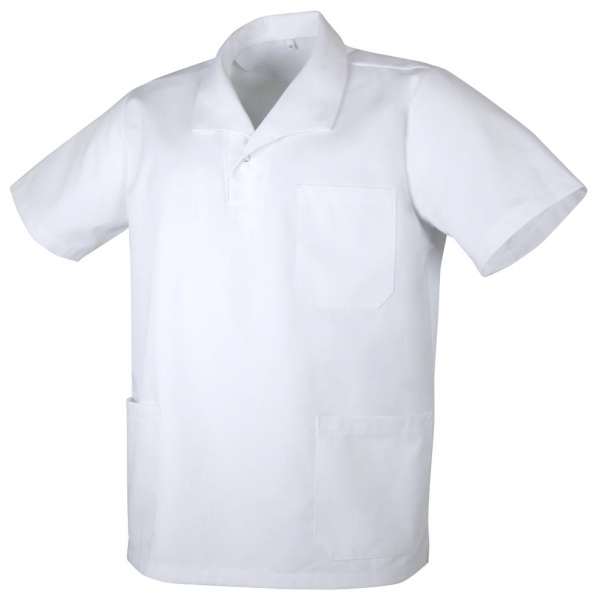 Teamdress-Jobwear-Service, Unisex Schlupfkasack, Arbeits-Berufs-Kasack, 1/4 Arm, weiß