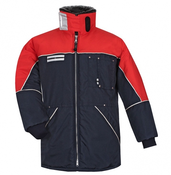 HB-Kälteschutz, Tempex-Kommissionierer-Herrenjacke, 510 g/m², navy/rot