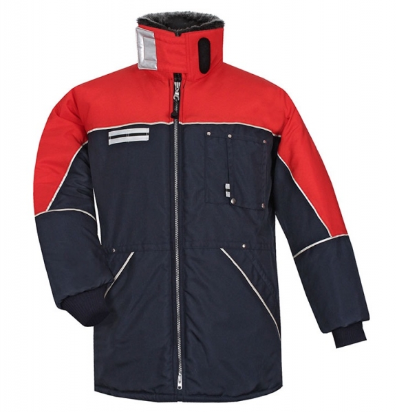 HB-Kälteschutz, Tempex-Kommissionierer-Damenjacke, 510 g/m², navy/rot