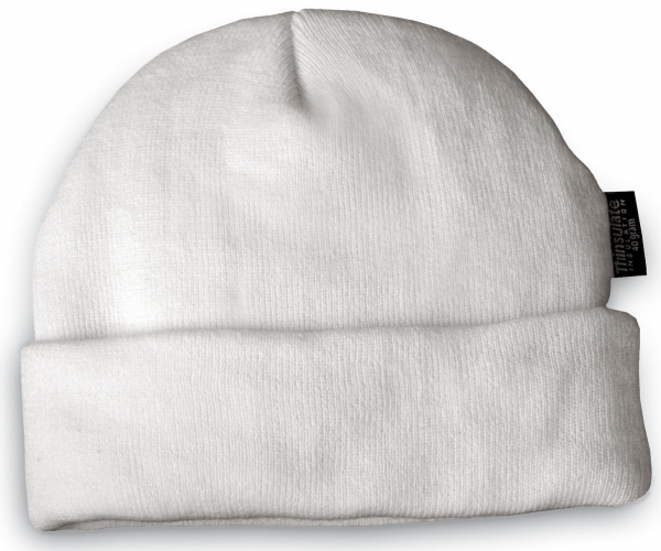 HB-Kälteschutz, Tempex-Strickmütze, weiß