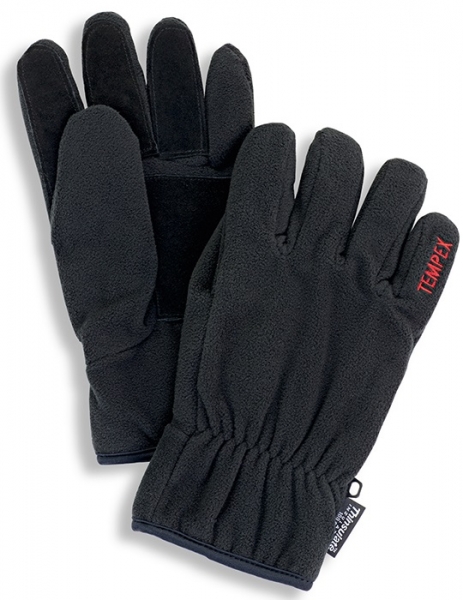 HB-Kälteschutz, Tempex-Fleece-Handschuhe, schwarz