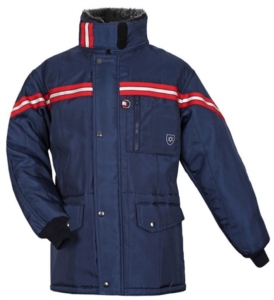 HB-Kälteschutz, Tempex-Kommissionierer-Herrenjacke, 415 g/m², navy/rot