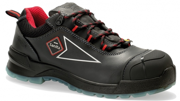 SANITA-Footwear, Arbeits-Sicherheits-Schuhe, Halbschuhe, Antrazite, S3, ESD, schwarz