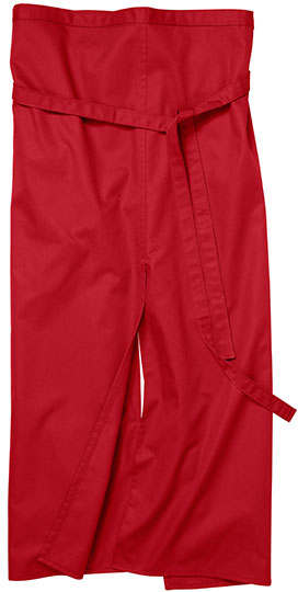 CG Workwear Slit Apron Milano 100 x 100 cm 100 x 100 cm Red
